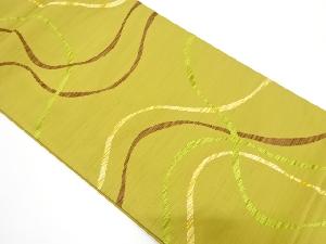 線描き模様織り出し袋帯　袋帯